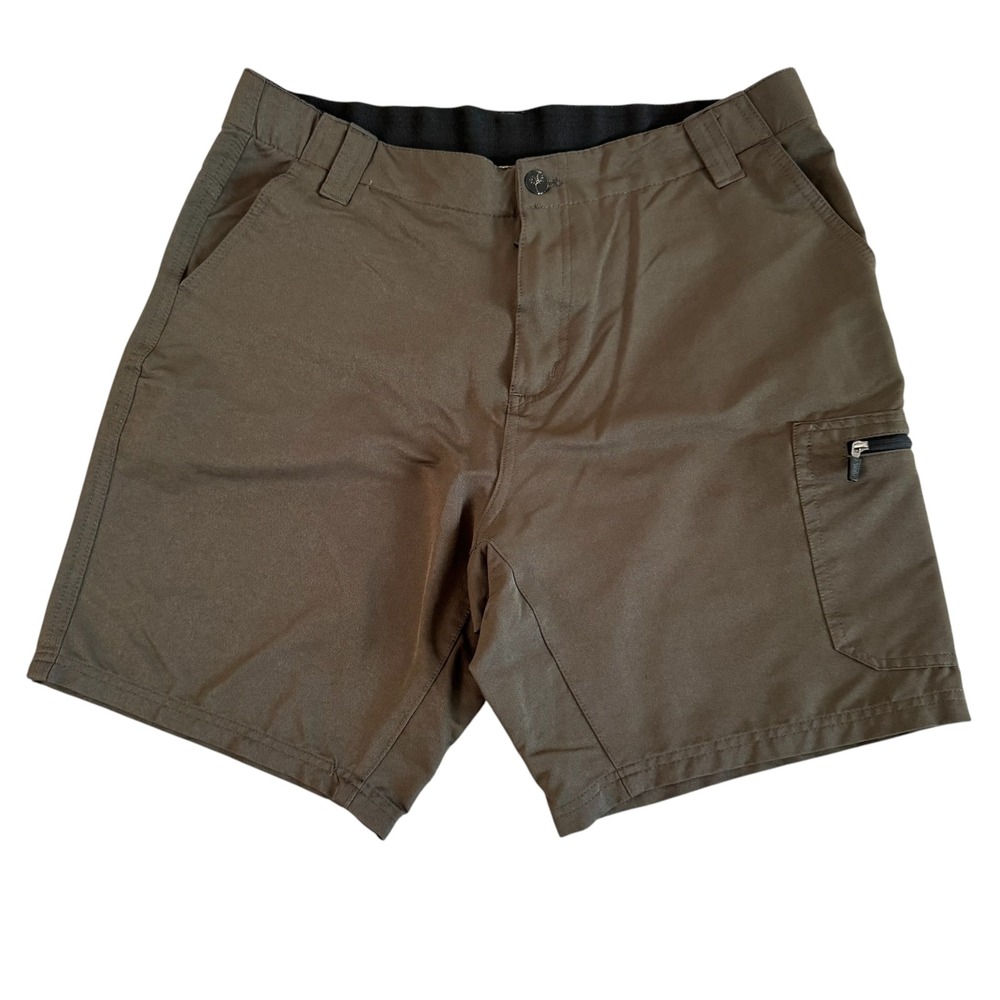 Trunks 34x8 Olive Green Multi Functional Cargo Hiking Outdoor Mens Shorts